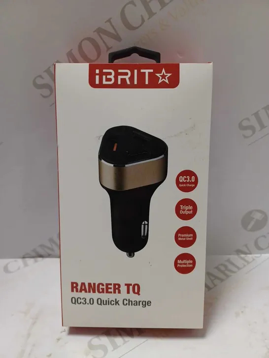 IBRIT RANGER TQ QC3.0 QUICK CHARGE 3 PORT USB CAR CHARGER