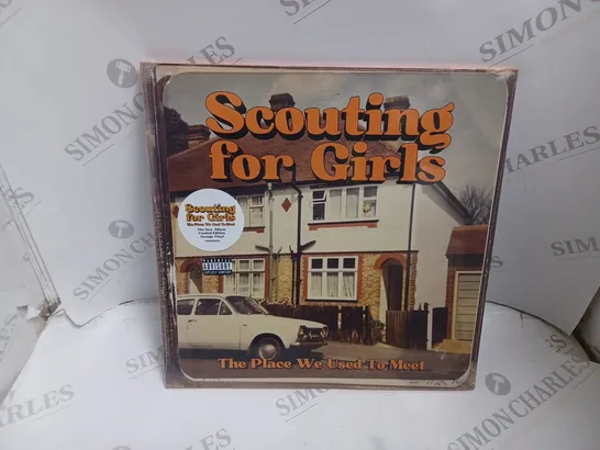 SEALED SCOUTING FOR GIRLS THE PLACE WE USED TO MEET - LIMITED EDITION ORANGE VINYL