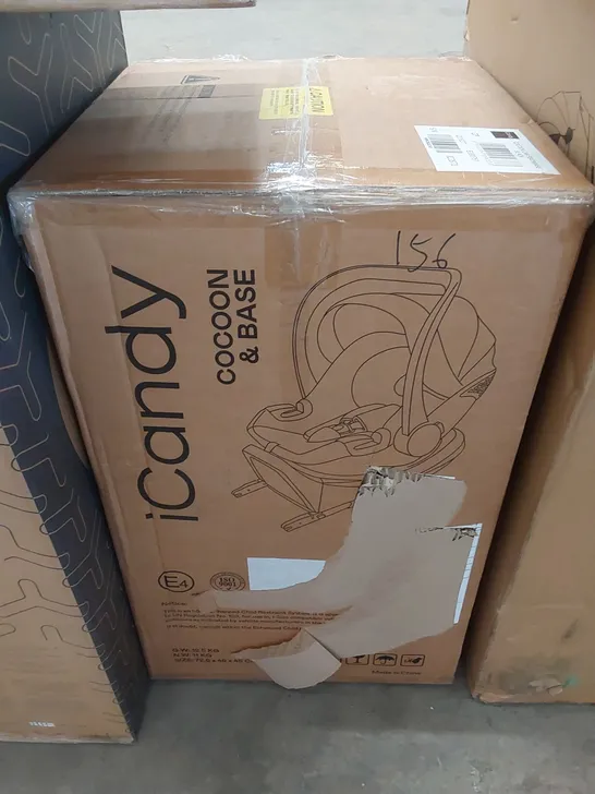 BOXED ICANDY COCOON CAR SEAT & BASE - BLACK 