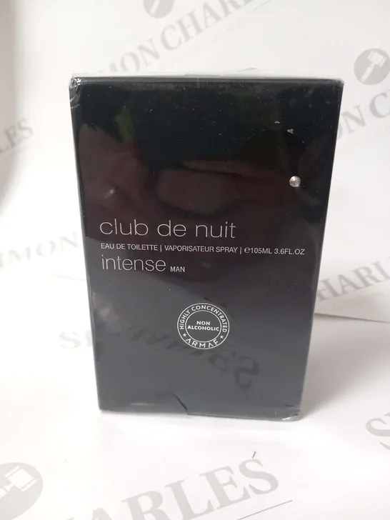 BOXED AND SEALED CLUB DE NUIT EAU DE TOILETTE INTENSE MAN 105ML