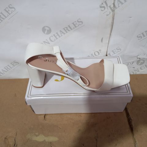 BOXED PAIR OF JOIA HIGH HEELS SIZE 41