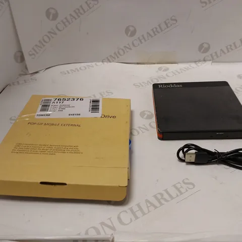 RIODDAS EXTERNAL DVD/CD DRIVE