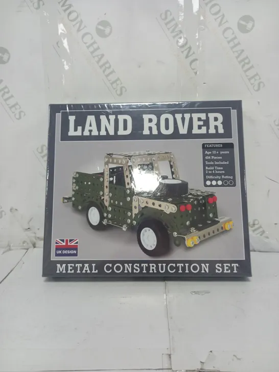 BOXED AND SEALED LAND ROVER METAL CONSTRUCTION KIT