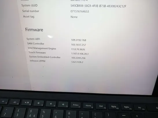 MICROSOFT SURFACE PRO 4 128GB