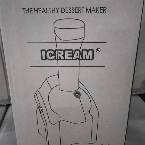 BOXED ICREAM HEALTHY DESSERT MAKER 