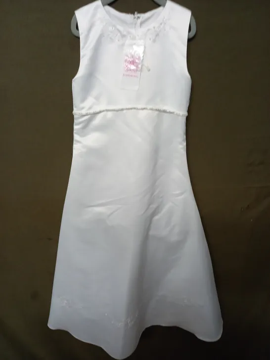 EMMERLING WHITE OCCASIONAL DRESS - SIZE 8