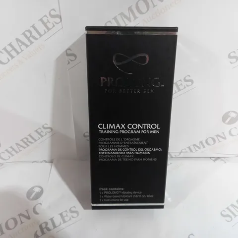 BOXED AND SEALED PROLONG CLIMAX CONTROL TRAINING PROGRAM FOR MEN