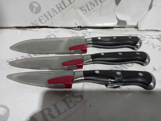 SABATIER SET OF 3 ESSENTIAL EDGEKEEPER KNIFES 