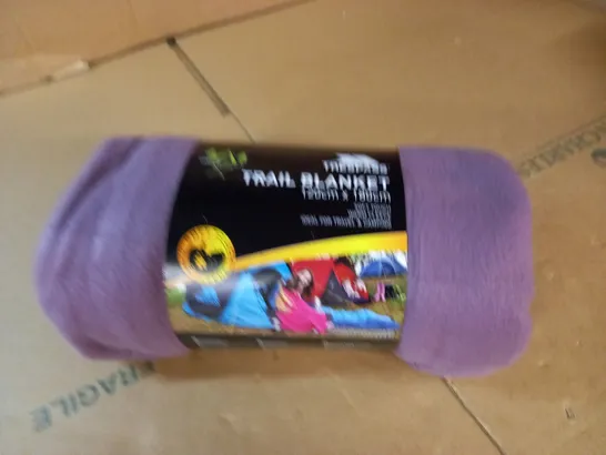 TRESPASS TRAIL BLANKET IN PLUM - 120X180CM