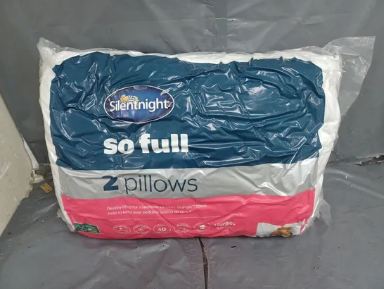 SILENT NIGHT SO FULL - 2 PILLOWS RRP £30