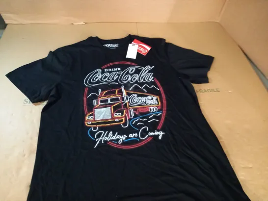 COCA COLA BLACK T-SHIRT - XL