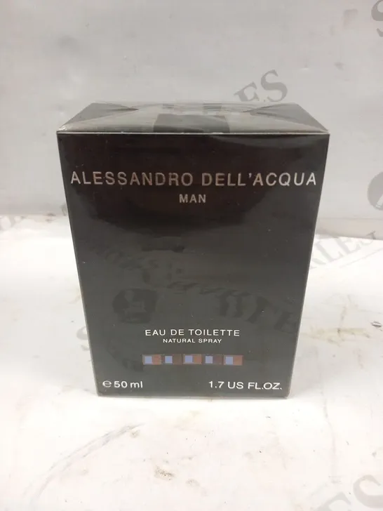 5 BOXED AND SEALED ALESSANDRO DELL' ACQUA MAN EAU DE TOILETTE 50ML