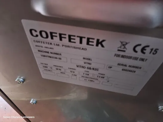COFFEETEK VITRO BEAN TO CUP COFFE MACHINE 