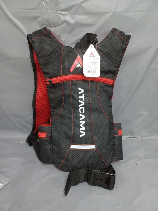 ATACAMA HYDRATION RUCKSACK BLACK AND RED