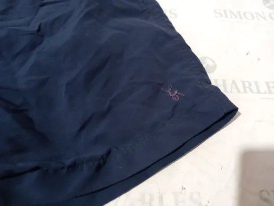 LINEA EMBROIDED LOGO SHORTS IN NAVY - SMALL