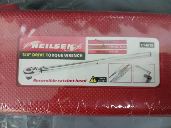 SEALED NEILSEN 3/4" TORQUE WRENCH