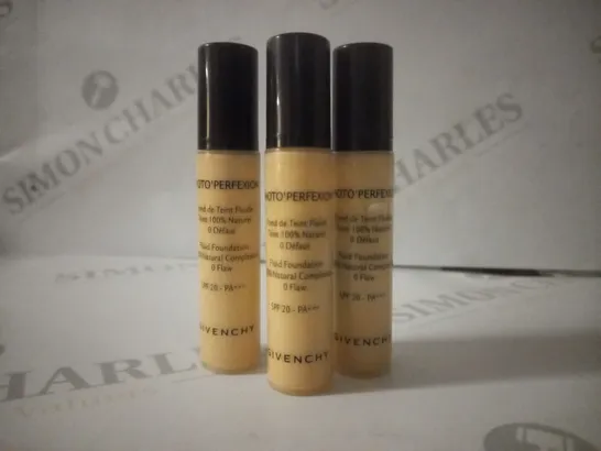 BOX OF APPROX 15 X 10ML GIVENCHY PHOTO'PERFEXION FLUID FOUNDATION TESTERS #3 PERFECT SAND 