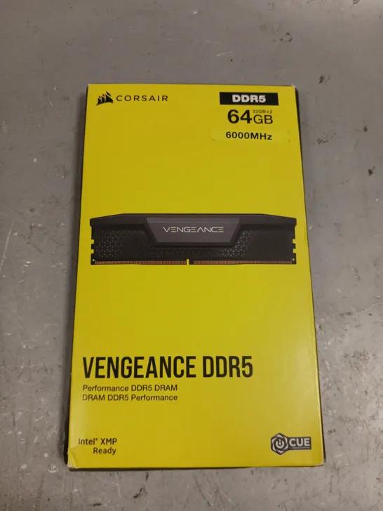 BOXED CORSAIR VENGEANCE DDR5 DRAM - 2 X 32GB