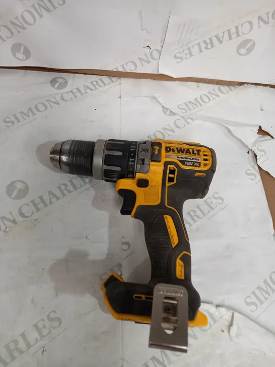 DEWALT DCD796N 18V XR LI-ION BRUSHLESS COMPACT COMBI HAMMER DRILL BARE UNIT