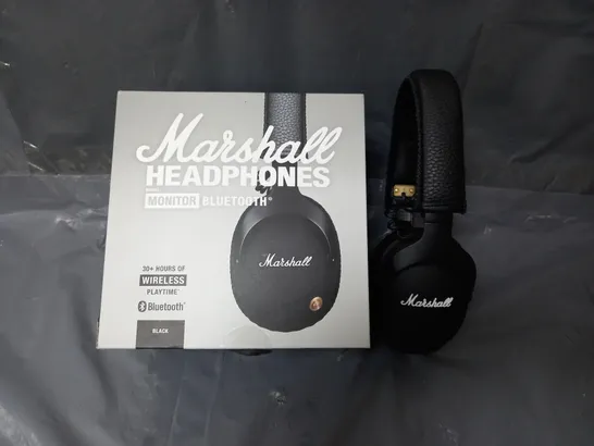 BOXED MARSHALL HEADPHONES MONITOR BLUETOOTH IN BLACK