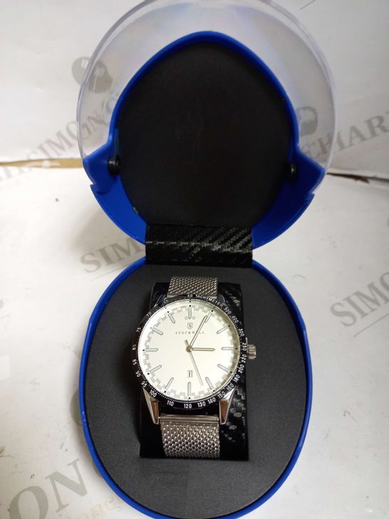STOCKWELL TWO TONE MESH STRAP SPORTS WRISTWATCH  RRP £550