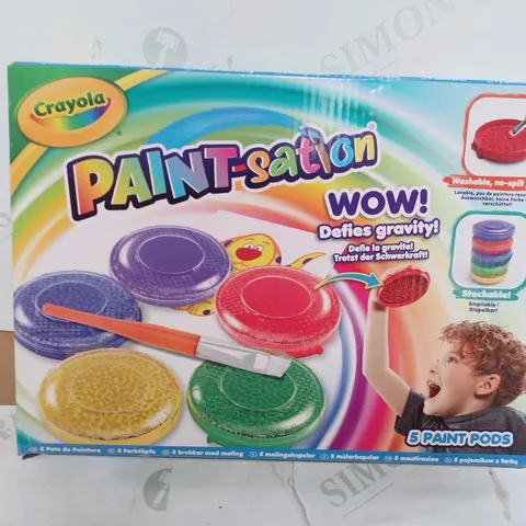 BOXED CRAYOLA PAINT-STATION 