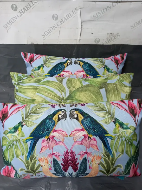 WYLDER X3 OUTDOOR CUSHIONS IN SKY BLUE BIRD 