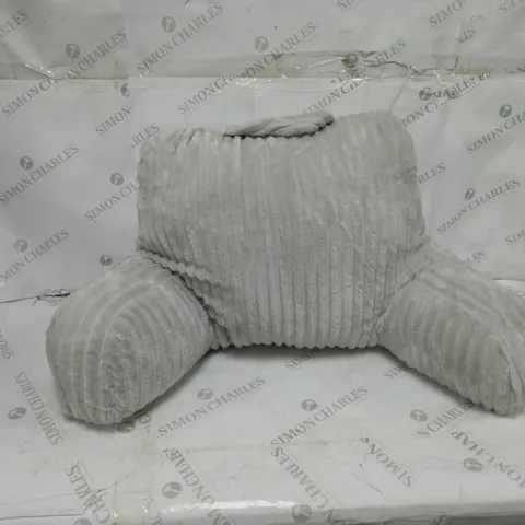 GREY PLUSH BACK SUPPORTING CUSHION UNBOXED 