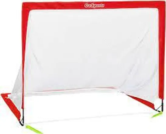 BOXED GO SPORTS 4 FT FOLDABLE POP UP SOCCER GOAL SET OF 2