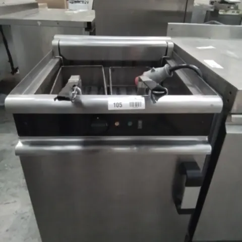 MOORWOOD VULCAN FREESTANDING SINGLE TANK DOUBLE BASKET ELECTRIC DEEP FAT FRYER