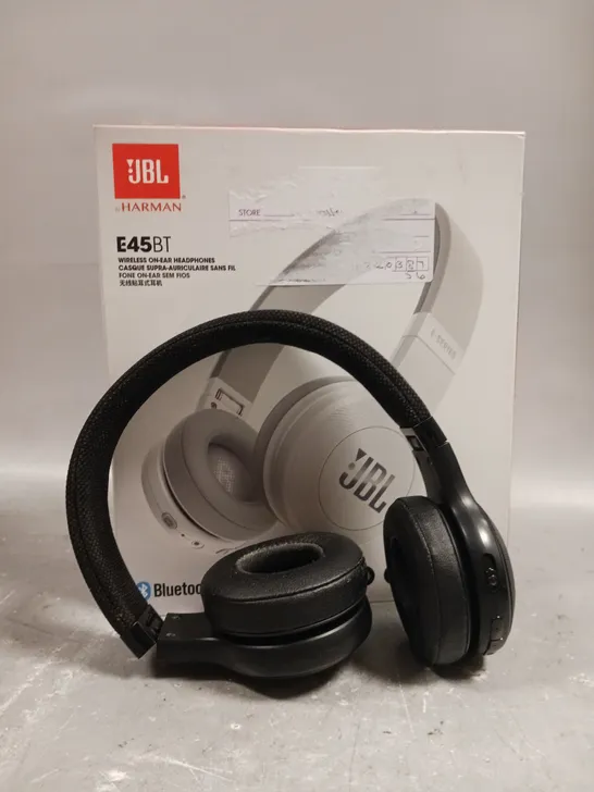 BOXED JBL E45BT WIRELESS HEADPHONES IN BLACK 