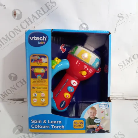 VTECH BABY SPIN & LEARN COLOURS TORCH 