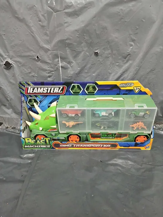 TEAMSTERZ BEAST MACHINES TRICERATOPS DINO TRANSPORTER