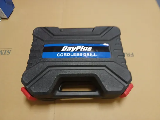 DAYPLUS CORDLESS DRILL WITH A PAIR OF BATTERIES