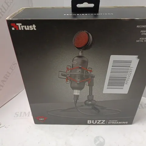 BOXED TRUST GXT BUZZ STREAMING MICROPHONE