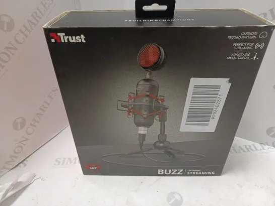 BOXED TRUST GXT BUZZ STREAMING MICROPHONE