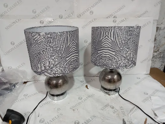 JM BY JULIEN MACDONALD SET OF 2 DISCO BALL LAMPS