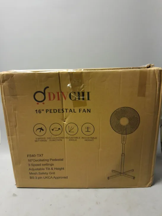 BOXED DIVCHI 16" PEDESTAL FAN 