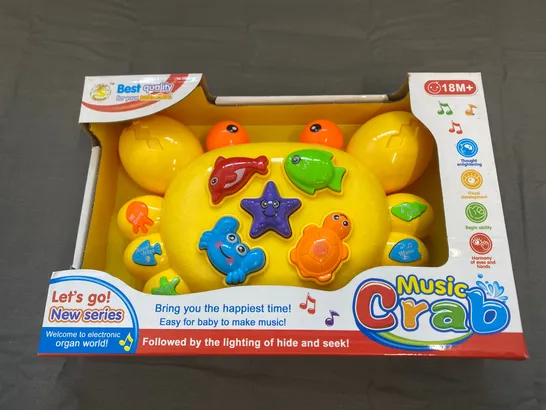 5 BRAND NEW BOXED MUSIC CRABS 