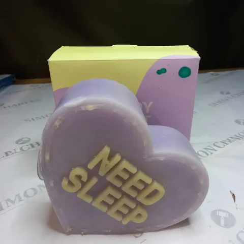 CANDY HEART SHAPED CANDLE 