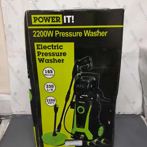 POWER IT 2200W PRESSURE WASHER 