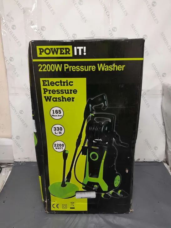 POWER IT 2200W PRESSURE WASHER 