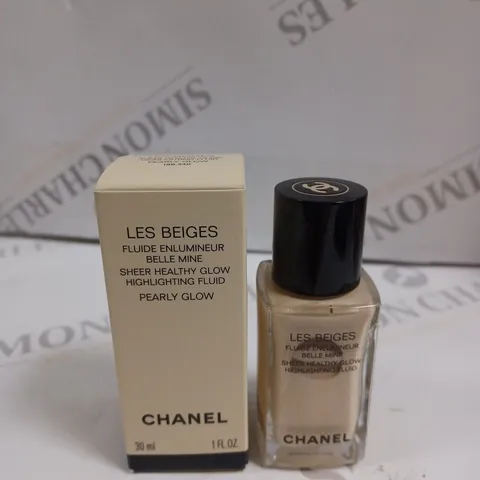 BOXED CHANEL SHEER HEALTHY GLOW HIGHLIGHTING FLUID - PEARLY GLOW 