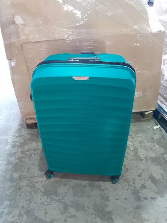 SUNWAVE PETROL BLUE SUITCASE