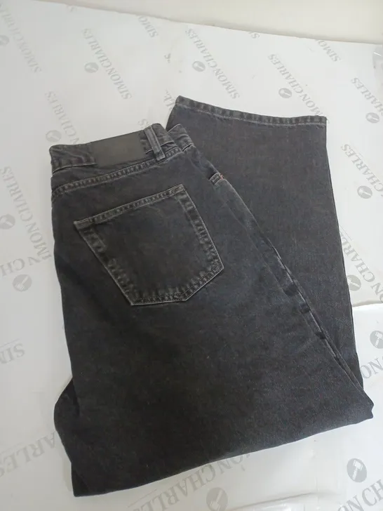 BOG BLACK WIDE LEG DENIM JEANS SIZE 32/30