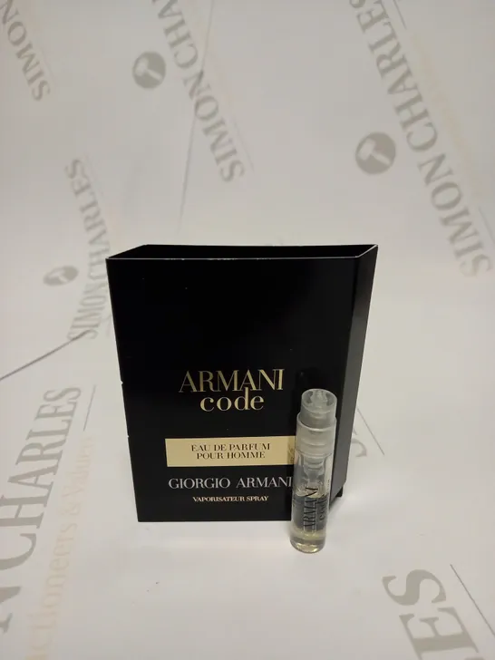 ARMANI CODE EAU DE PARFUM POUR HOMME  - SET OF 50 X 1.2ML