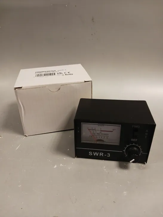 BOXED THUNDERPOLE SWR-3 27MHZ SWR METER 