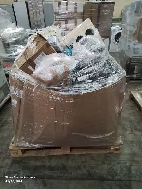 PALLET OF APPROXIMATELY 20 UNPROCESSED RAW RETURN HOUSEHOLD AND ELECTRICAL GOODS TO INCLUDE;