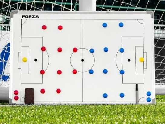 TWO BOXED FORZA COACHING BOARD FOOTBALL 90CM X 60CM