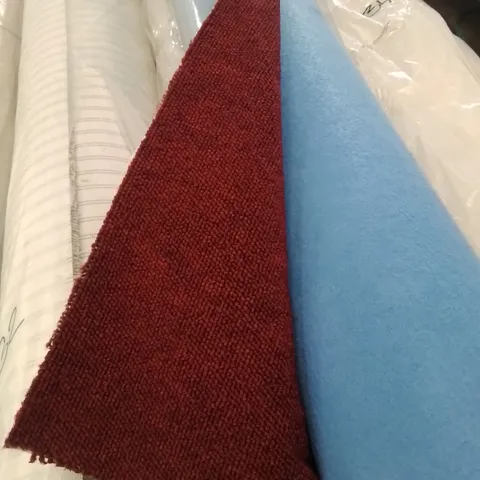 QUALITY ROLL OF B. GALA 4M RED SPIRIT 3M L X 4M W CARPET